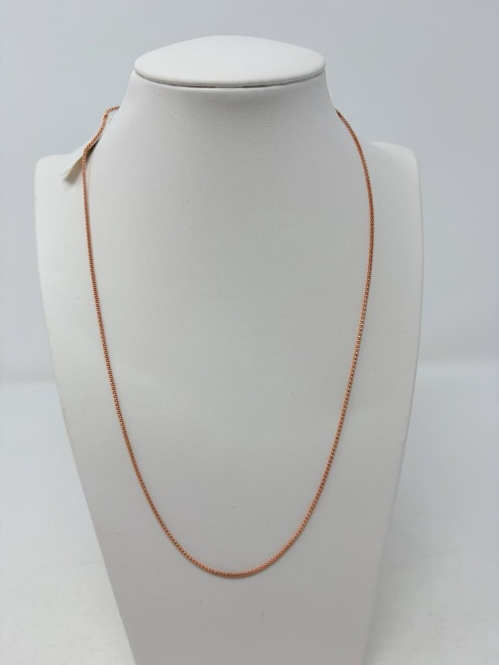 Shop LC 14K RG‎ Overlay Sterling Silver Nickel Free Coreana Chain 20in Long 5564